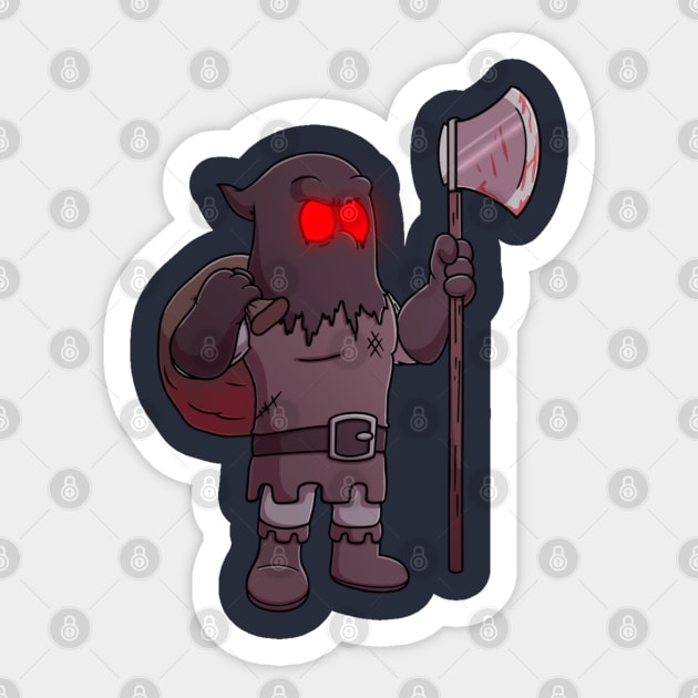 The Executioner Sticker by TheMaskedTooner
